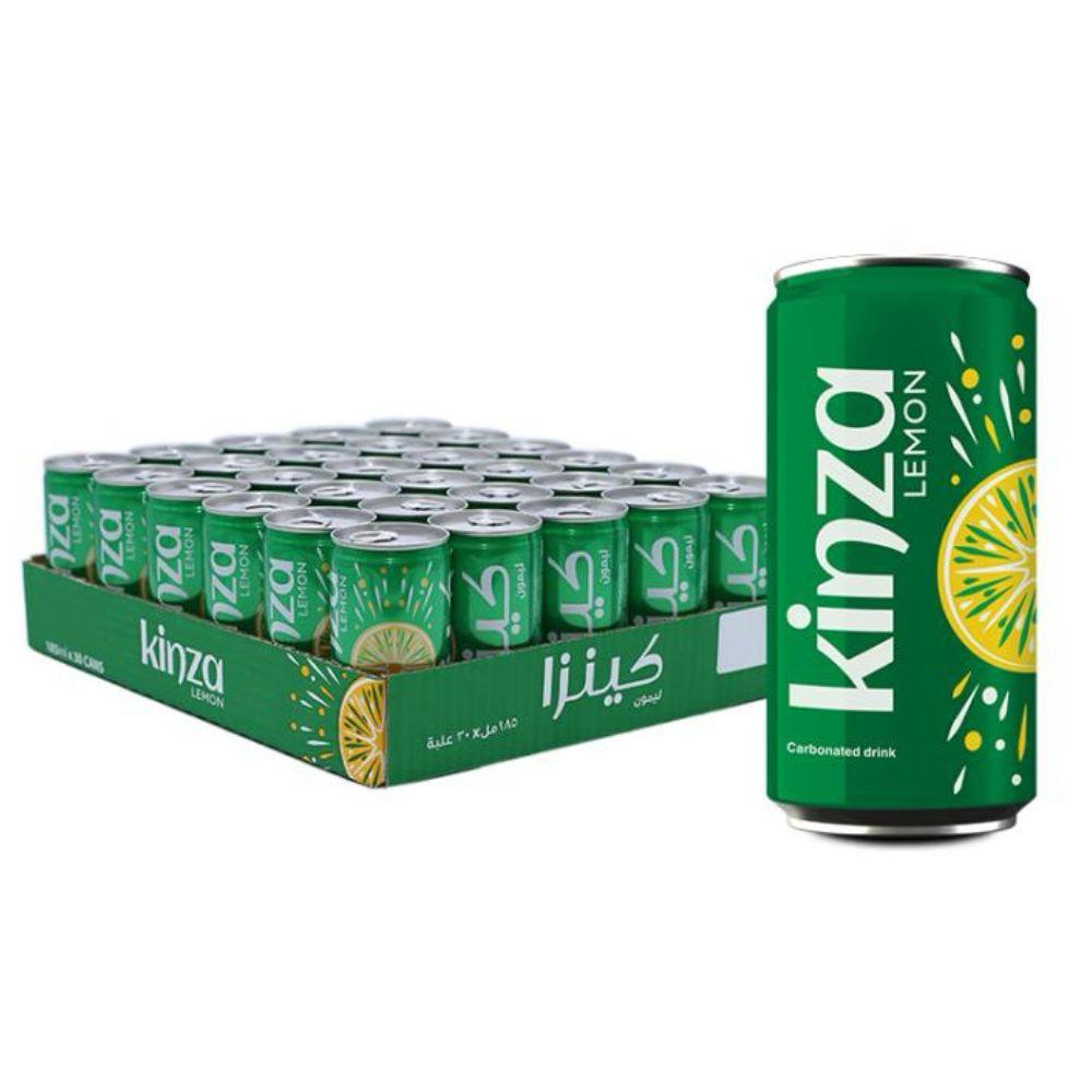 Kinza Lemon Can 185ml (Pack of 30 Pieces)
