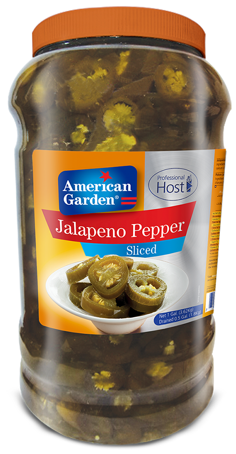American Garden  Sliced Jalapeno Peppers 1gallon (Pack of 2)