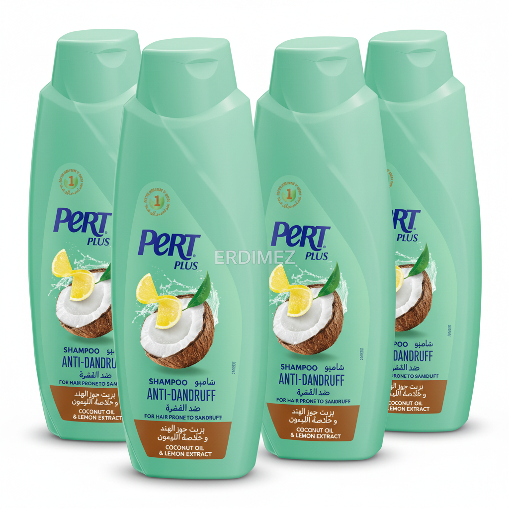 Pert Shampoo Coconut 600ml (Pack of 4)