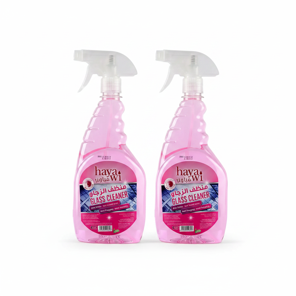 Hayawi Glass Cleaner - Pink  750 ml (Pack of 2)