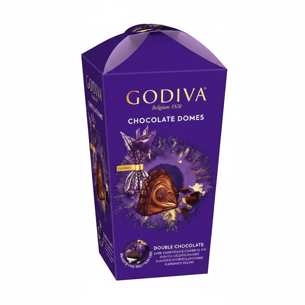 Godiva Chocolate Domes Double Chocolate 130 Gm