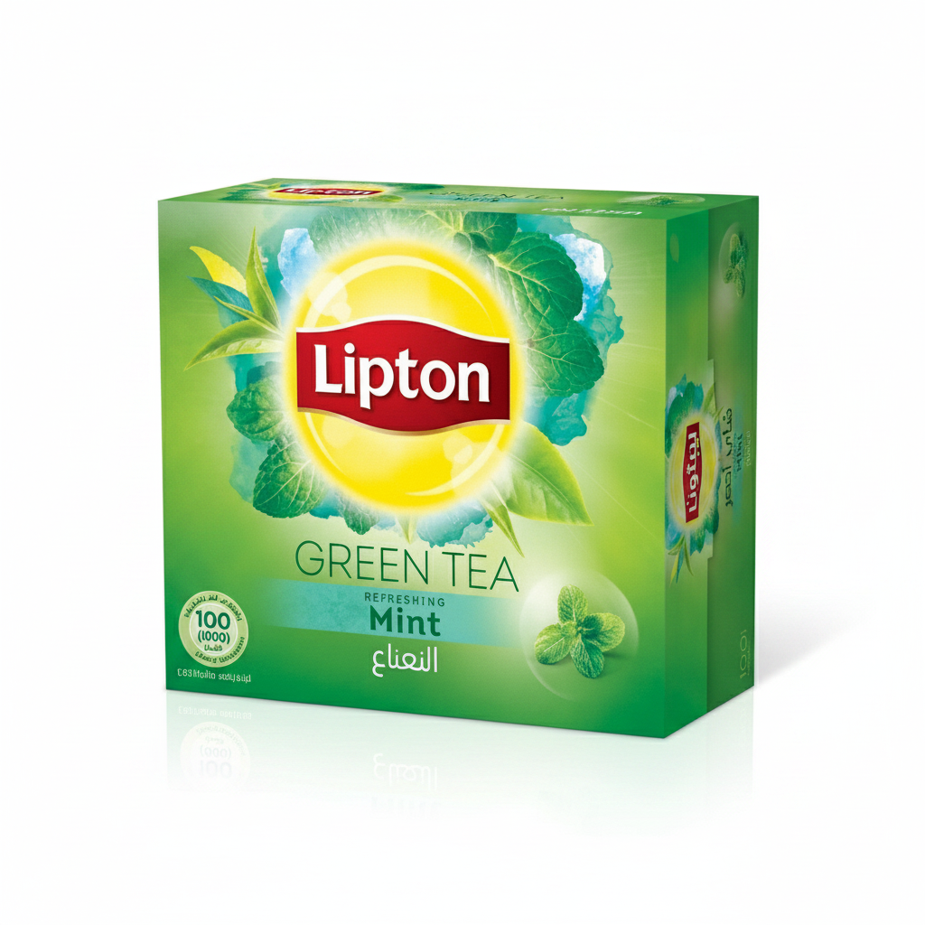 Lipton Green Tea Mint  (100 Tea bags)
