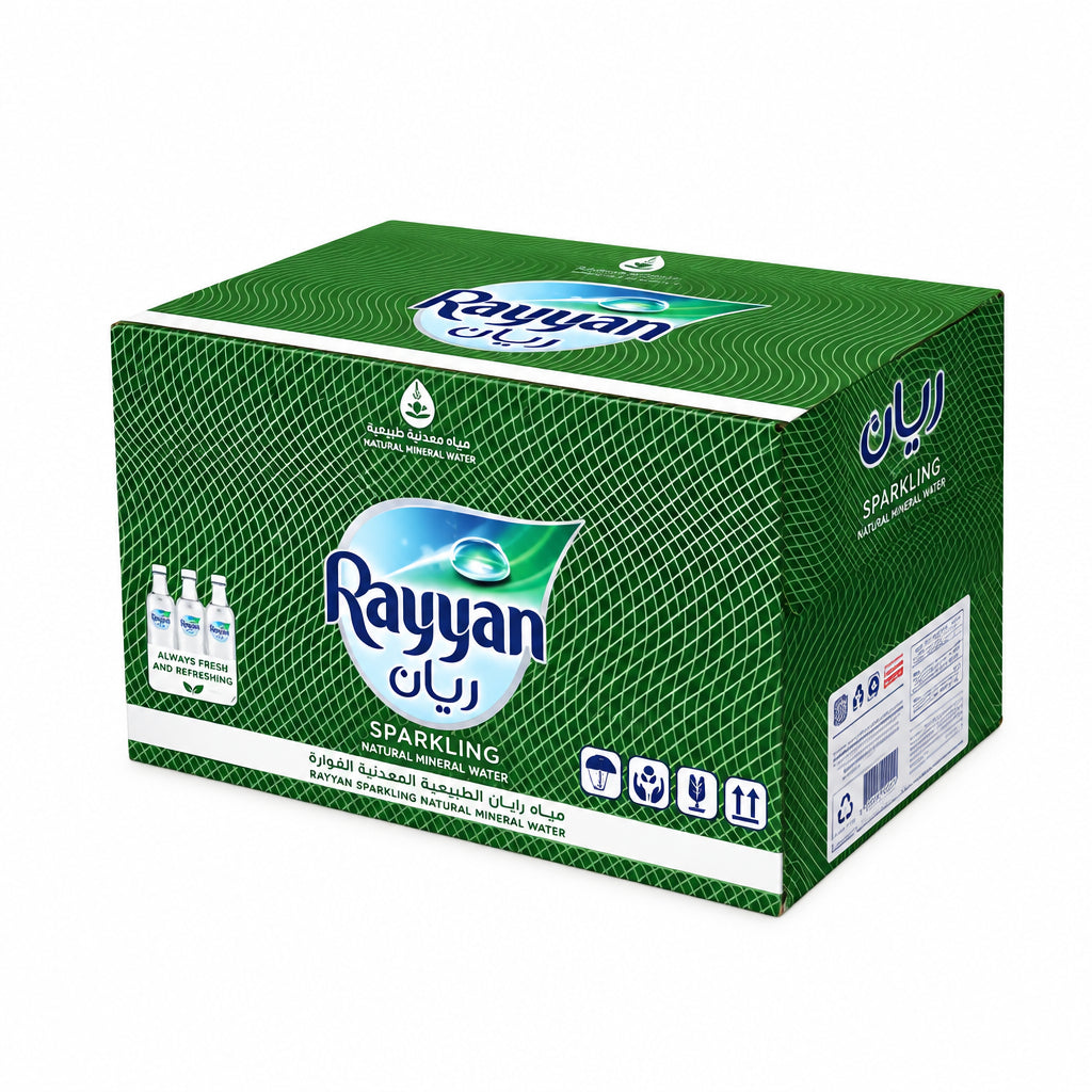 ريان زجاجة مياه - 250 مل - (كرتونة من 24 زجاجة)