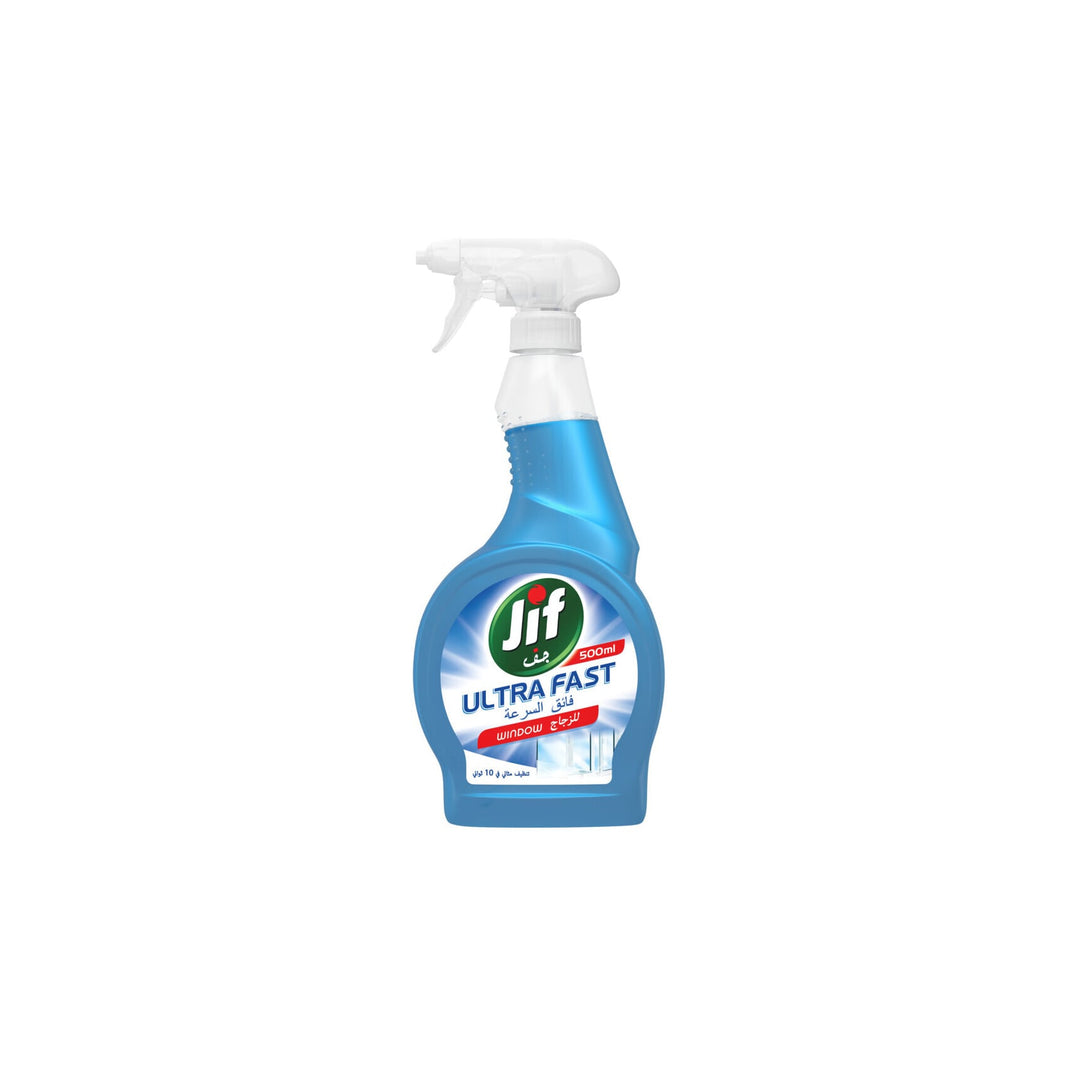 Jif Ultrafast Glass cleaner Spray 500ml - (Pack of 3)