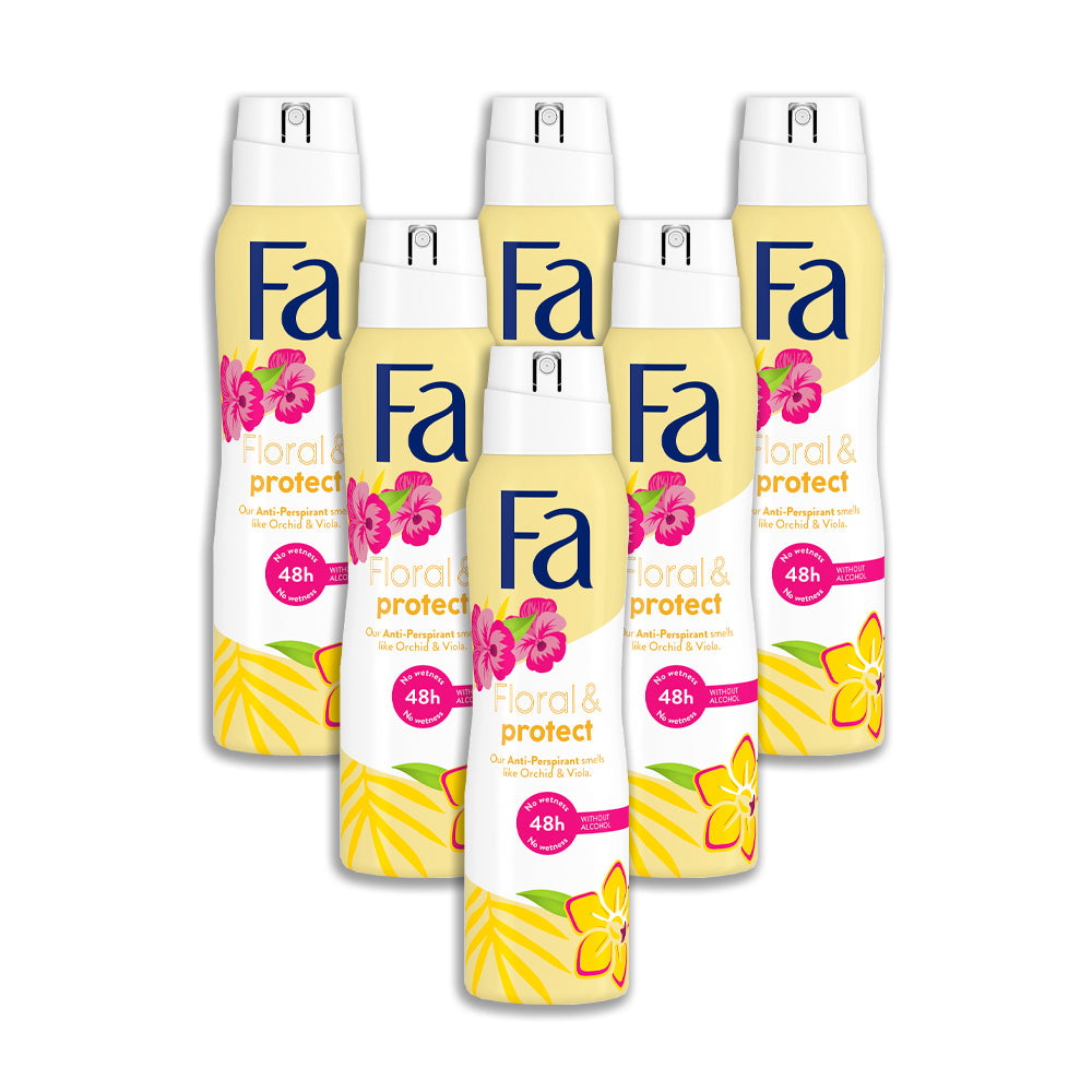 Fa Deo Spray Orchid & Viola 150ml (Pack of 6)