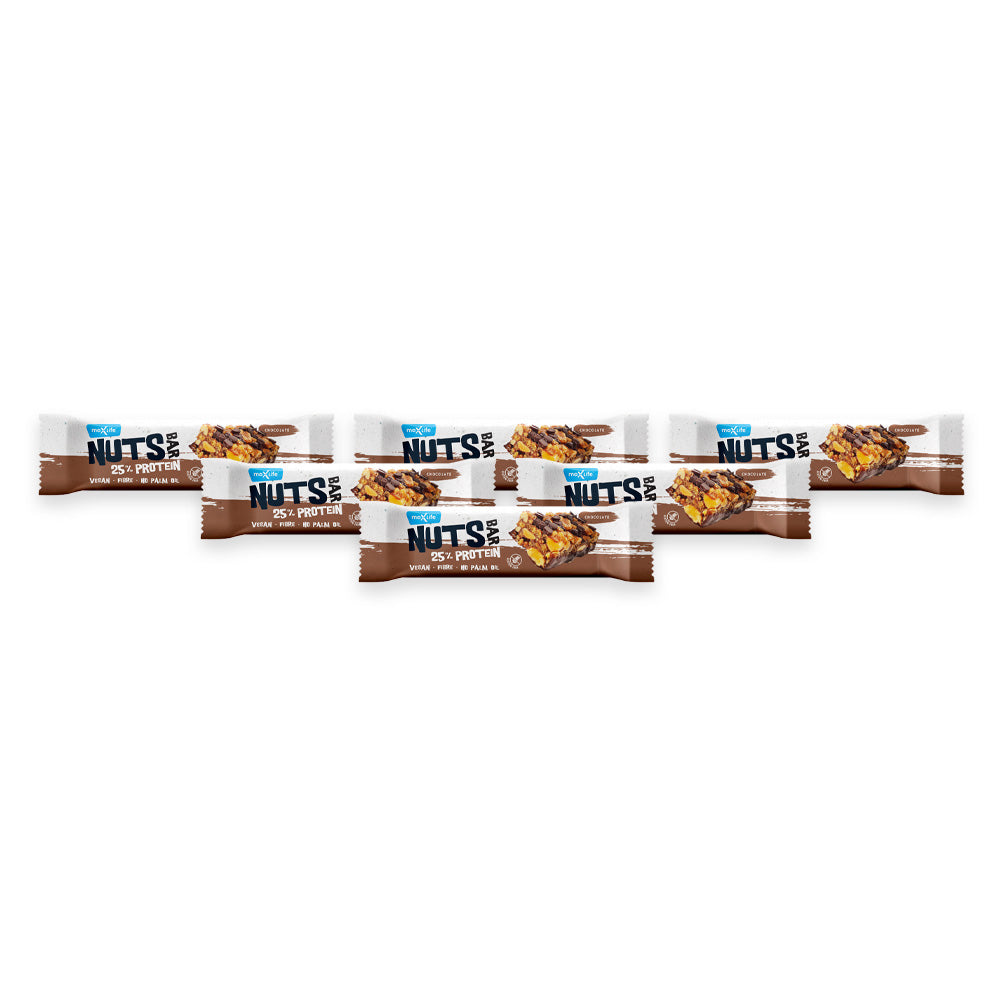 Maxsport Nut Protein Bar - Chocolate 40g (Pack of 6)