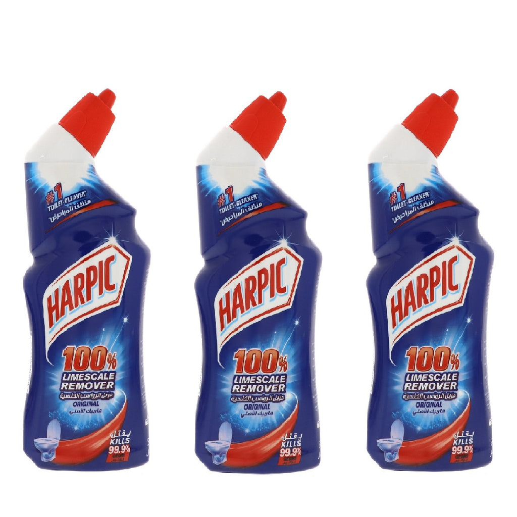 Harpic Liquid Original Toilet Cleaner 500ml (Pack of 3)