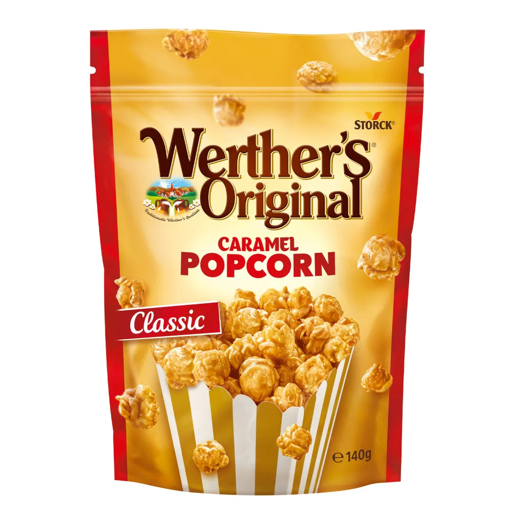 Storck Werther's Original Caramel Popcorn 140g (Pack of 3)