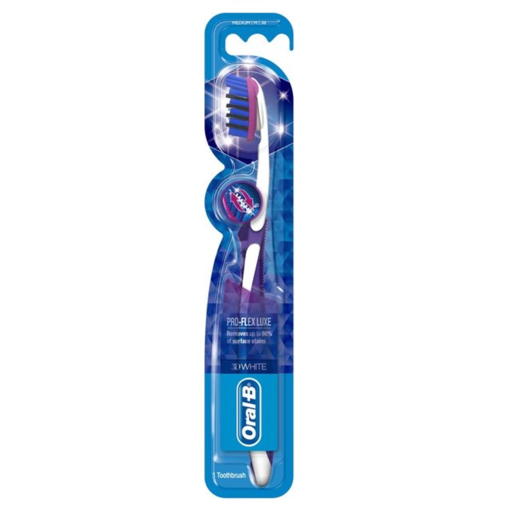 Oral-B Toothbrush Proflex 3Dwhite Luxe 38 Medium (Pack Of 6) - Billjumla.com