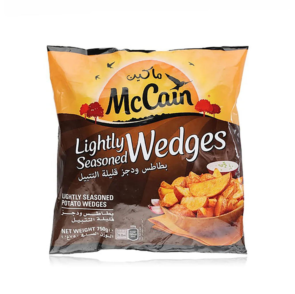 McCain Lightly Seasoned Potato Wedges 750g - (Pack of 4)