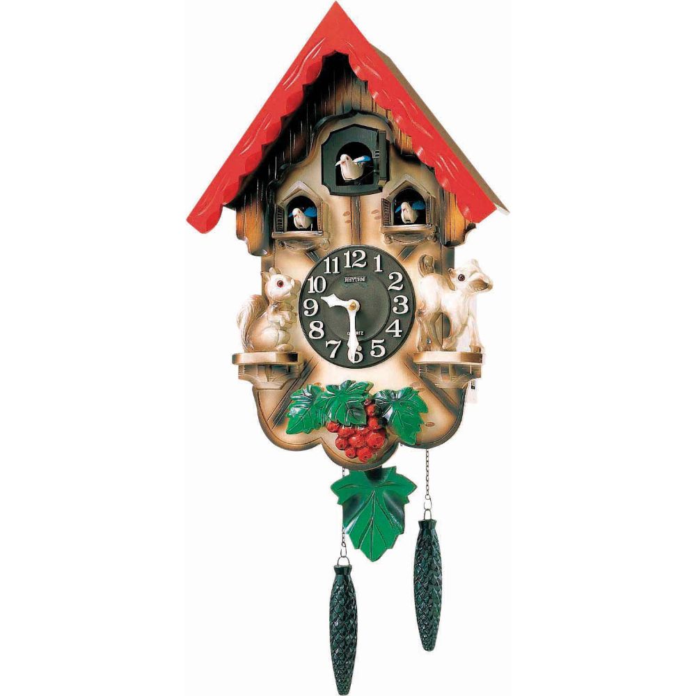 Rhythm Wooden Cuckoo Clock - Billjumla.com