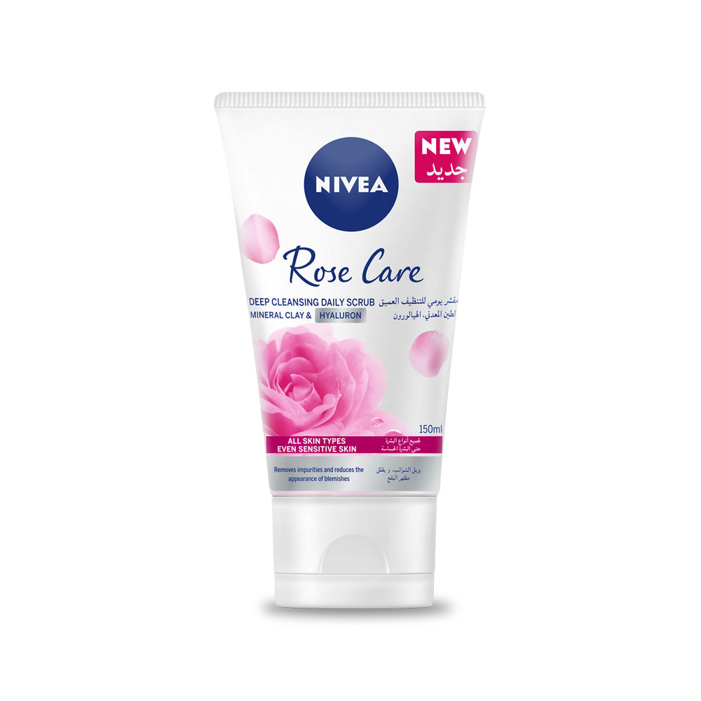 Nivea Face Rose Water Scrub 150ml