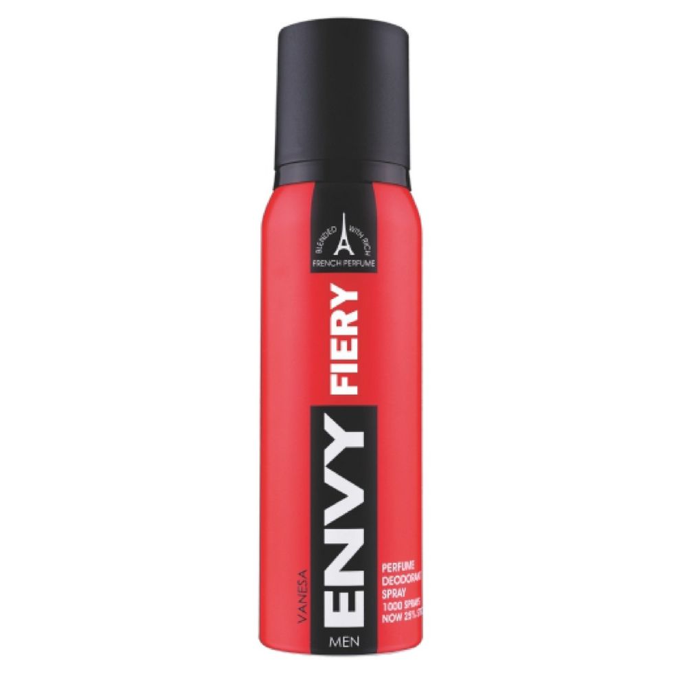 Envy Fiery Deo  Deodorant Spray for Men 120ml - (Pack of 6) - Billjumla.com