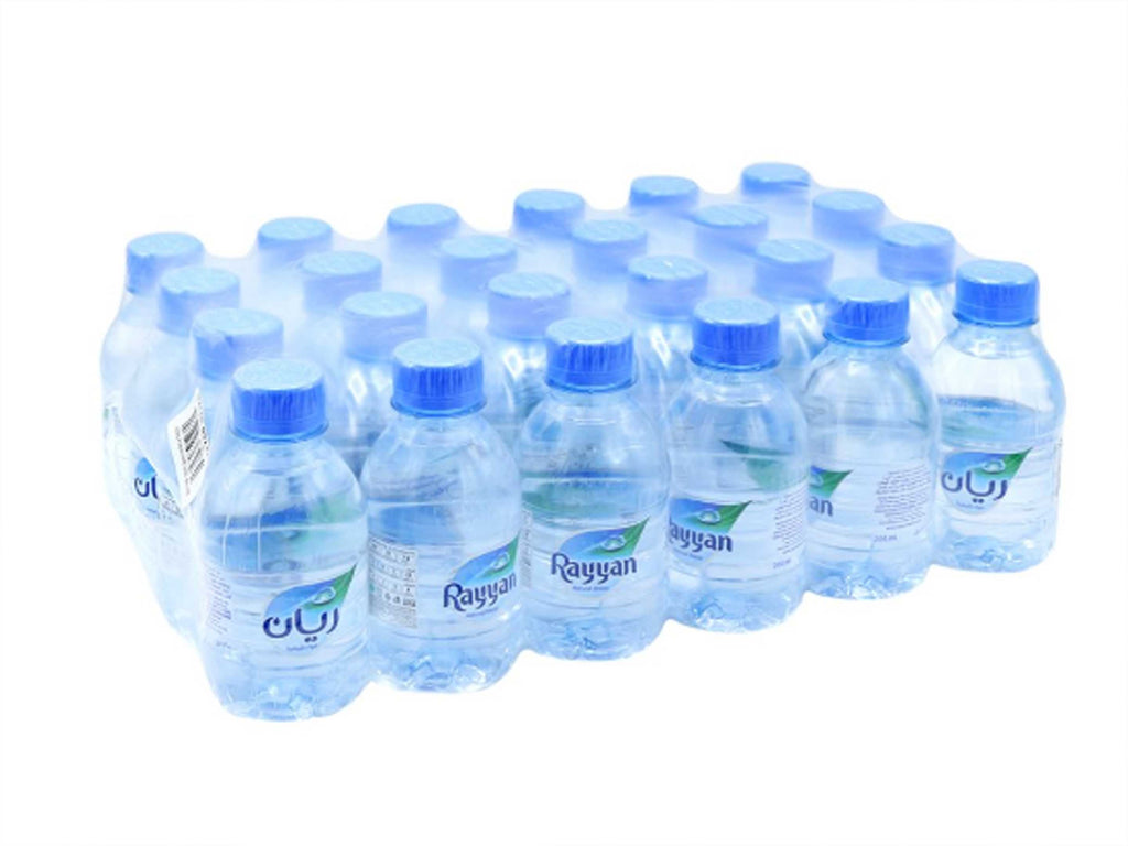 Rayyan Bottled Water Small 200ml - (2 Packs of 24 Pieces - Total 48 Pieces)