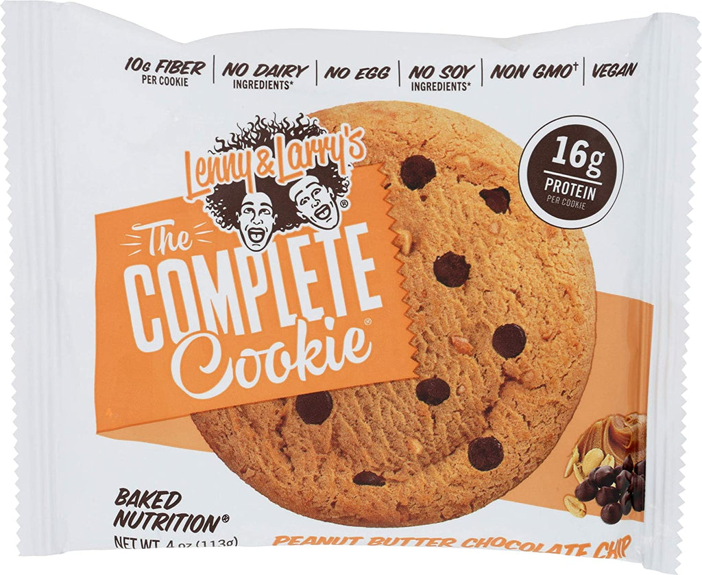 Lenny & Larry's Complete Cookie Choco Chip Peanut Butter 113gm (Pack of 12)