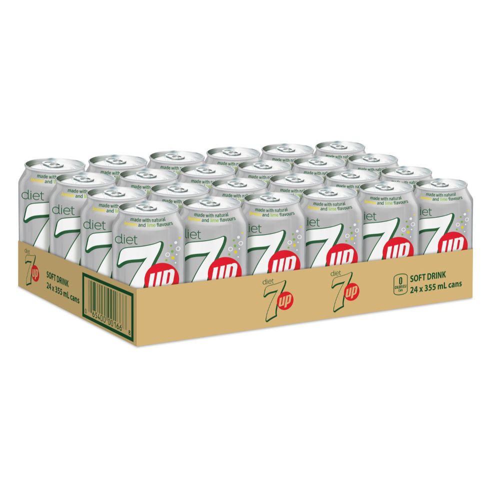 7 Up Diet Can 330ml (Pack of 24 Pieces)