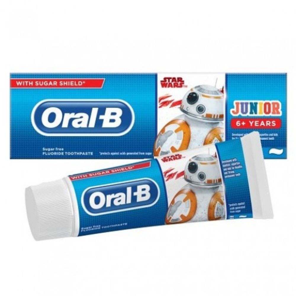 Oral-B Childpaste Junior Starwars 6+ Yrs 75Ml (Pack Of 6) - Billjumla.com