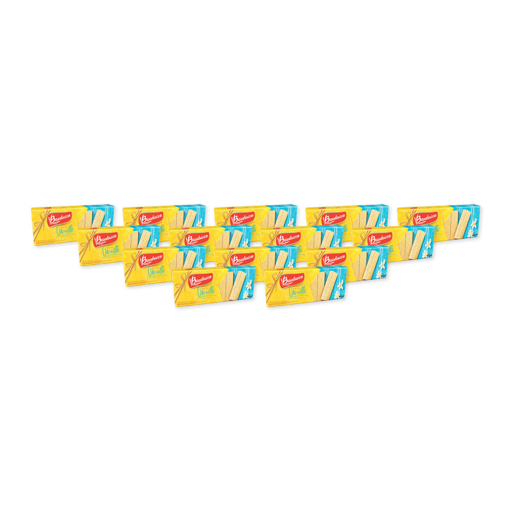 Bauducco Wafer Wtih Vanilla Flavored Filling 140Gm (Pack of 6)
