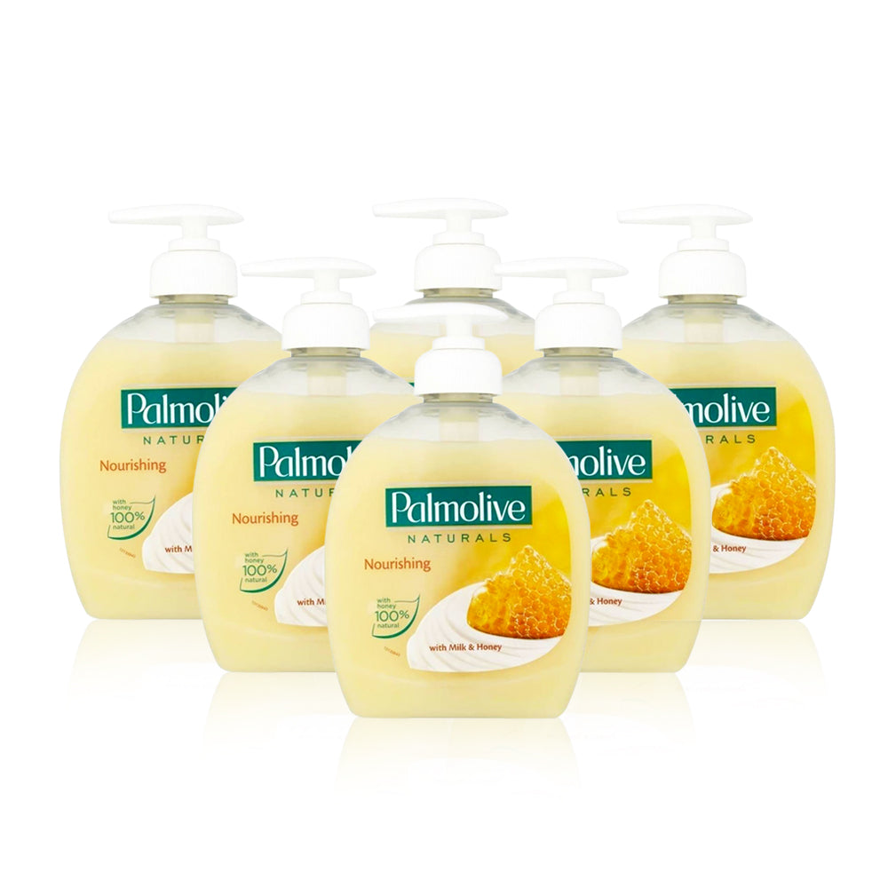 Palmolive Liquid Soap Milk & Honey 300ml - Pack of 6