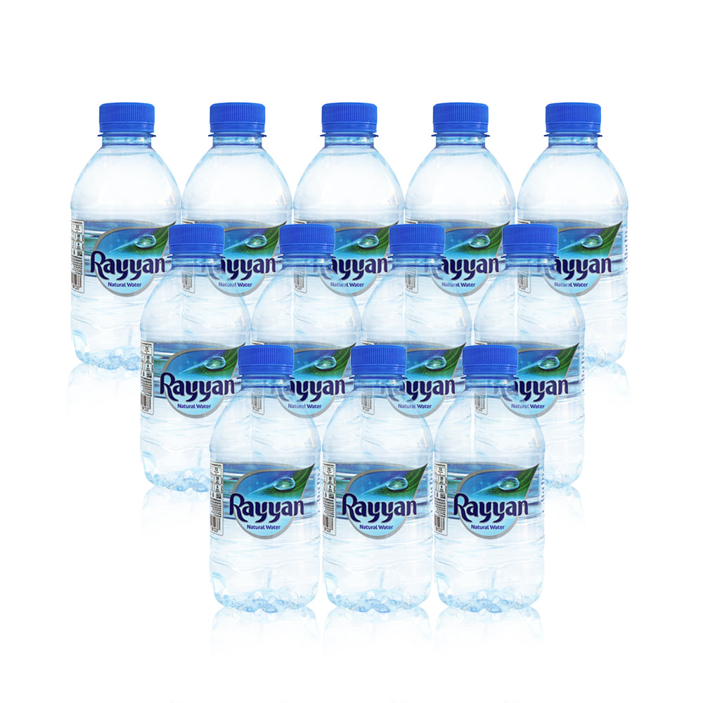 Rayyan Bottled Water Small 330ml - (2 Packs of 30 Pieces - Total 60 Pieces)