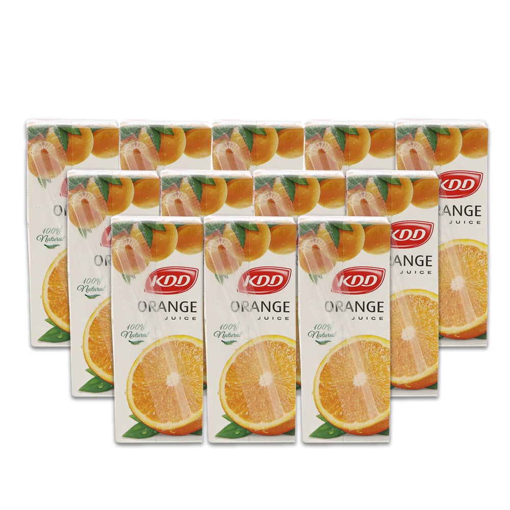 كي دي دي - عصير برتقال 180 مل - (عبوة 24 قطعة)