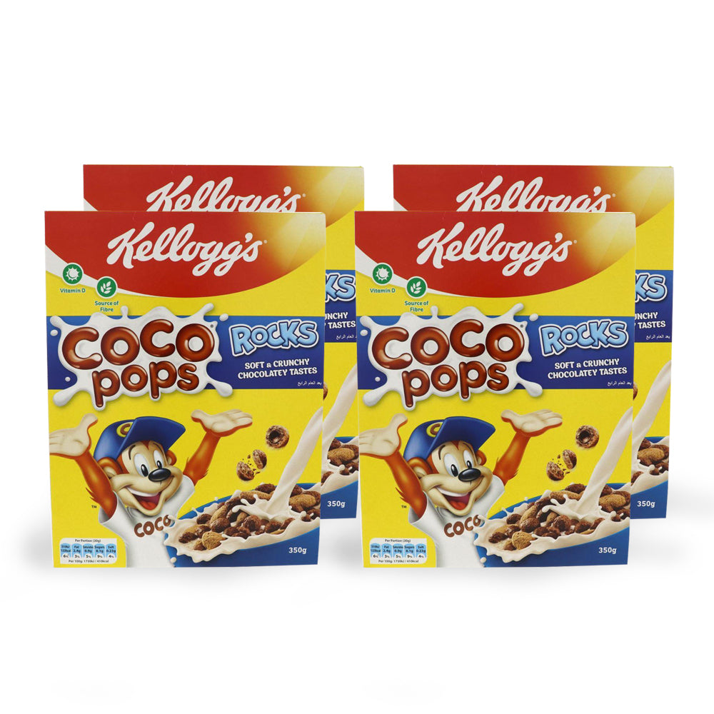 Coco Rcoks Kellogg's Coco Pops Rocks 350g (حزمة من 4) – Billjumla.com