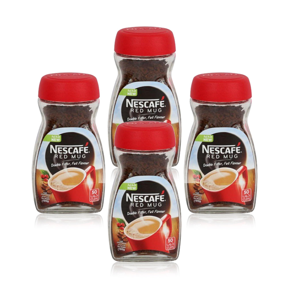 Nescafe Red Mug Instant Coffee 100g - Pack of 4