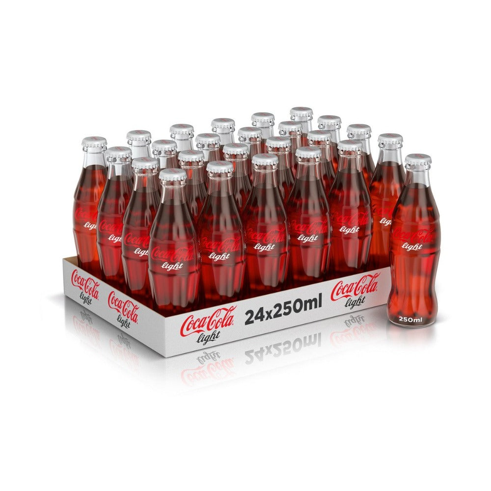 زجاجة كوكاكولا لايت 250 مل (عبوة من 24 قطعة)