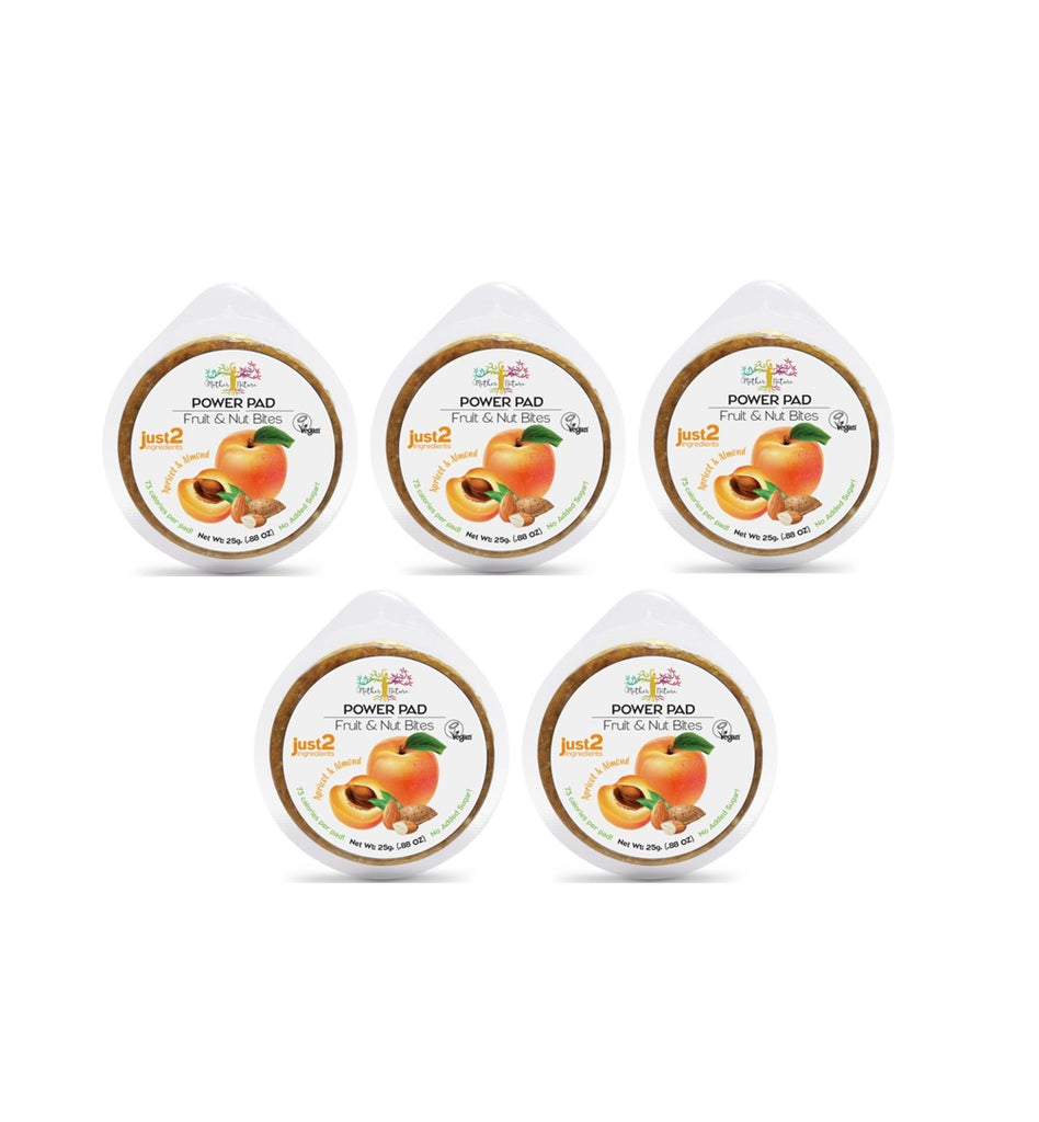 Mother Nature Power Pad Apricot & Almond Healthy Snack 25g - (Pack of 5)