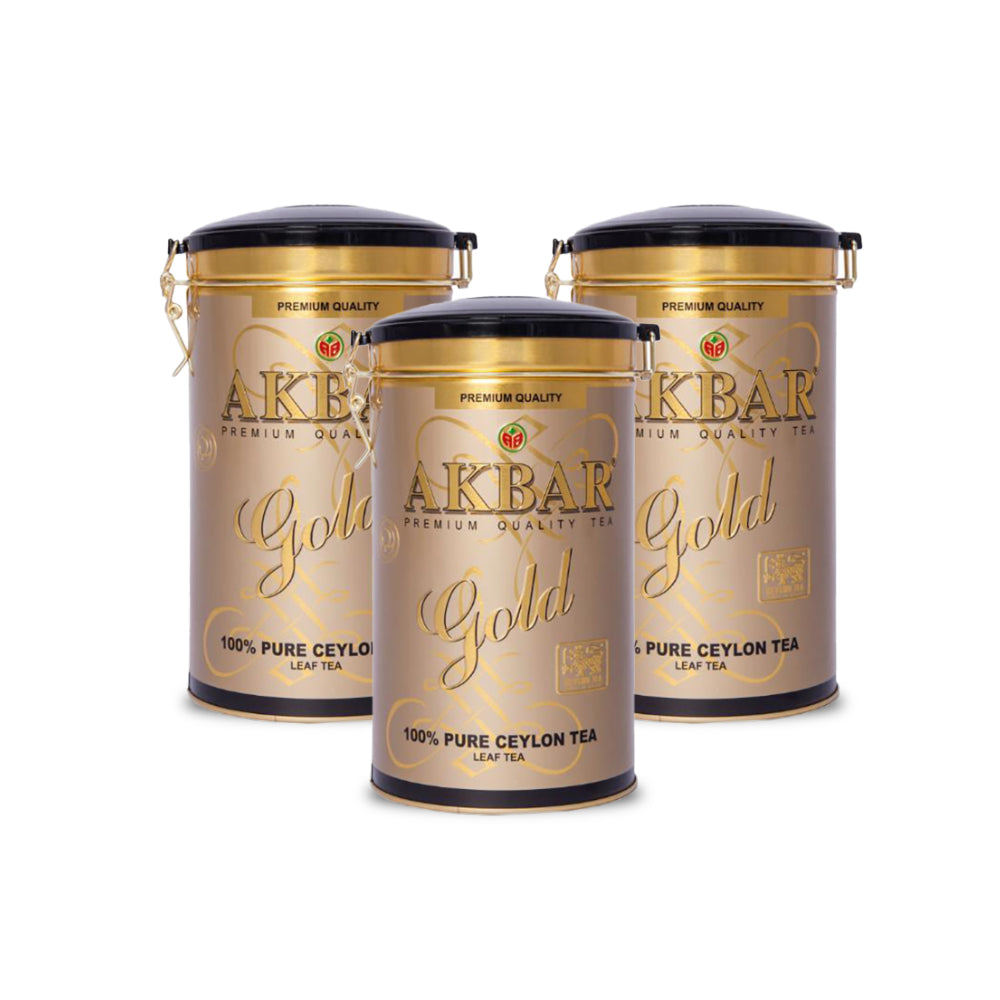 Akbar Gold Tin 450g (Pack of 3)