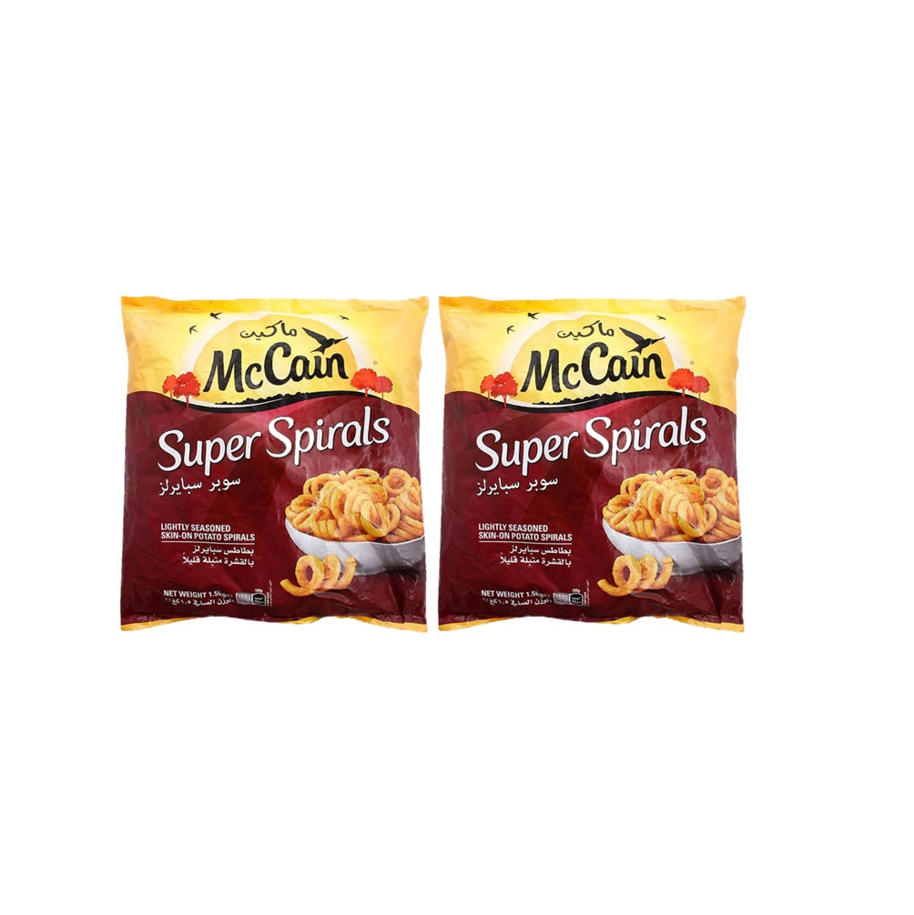 McCain Super Potato Spirals 1.5kg - (Pack of 2)
