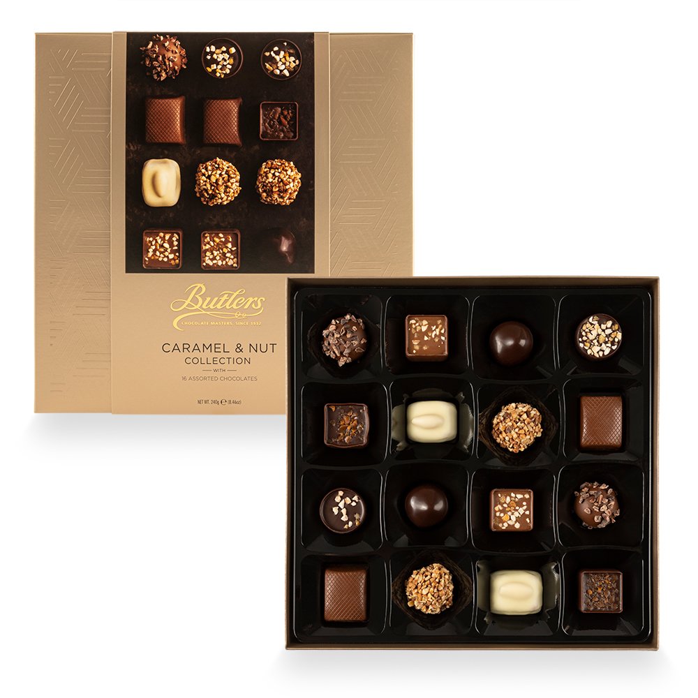 Butlers Caramel & Nut Chocolate Collection 240G (حزمة 3)