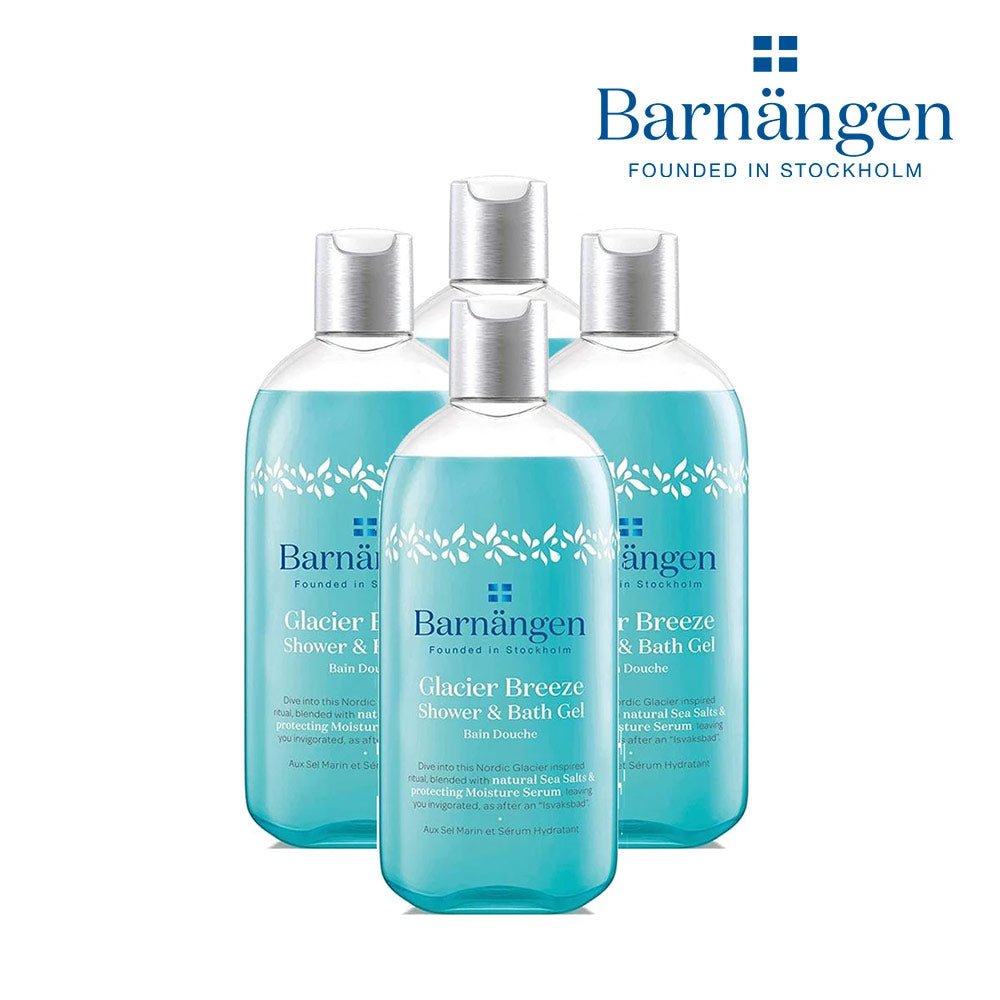 Barnangen Glacier Breeze Shower Gel 400ml (Pack of 4)