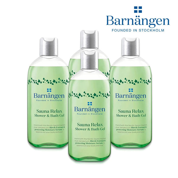 Barnangen Sauna Relax Shower Gel 400ml (Pack of 4)