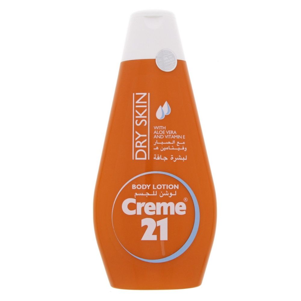 Creme 21 Body Lotion Dry Skin 400ML- (Pack of 6)