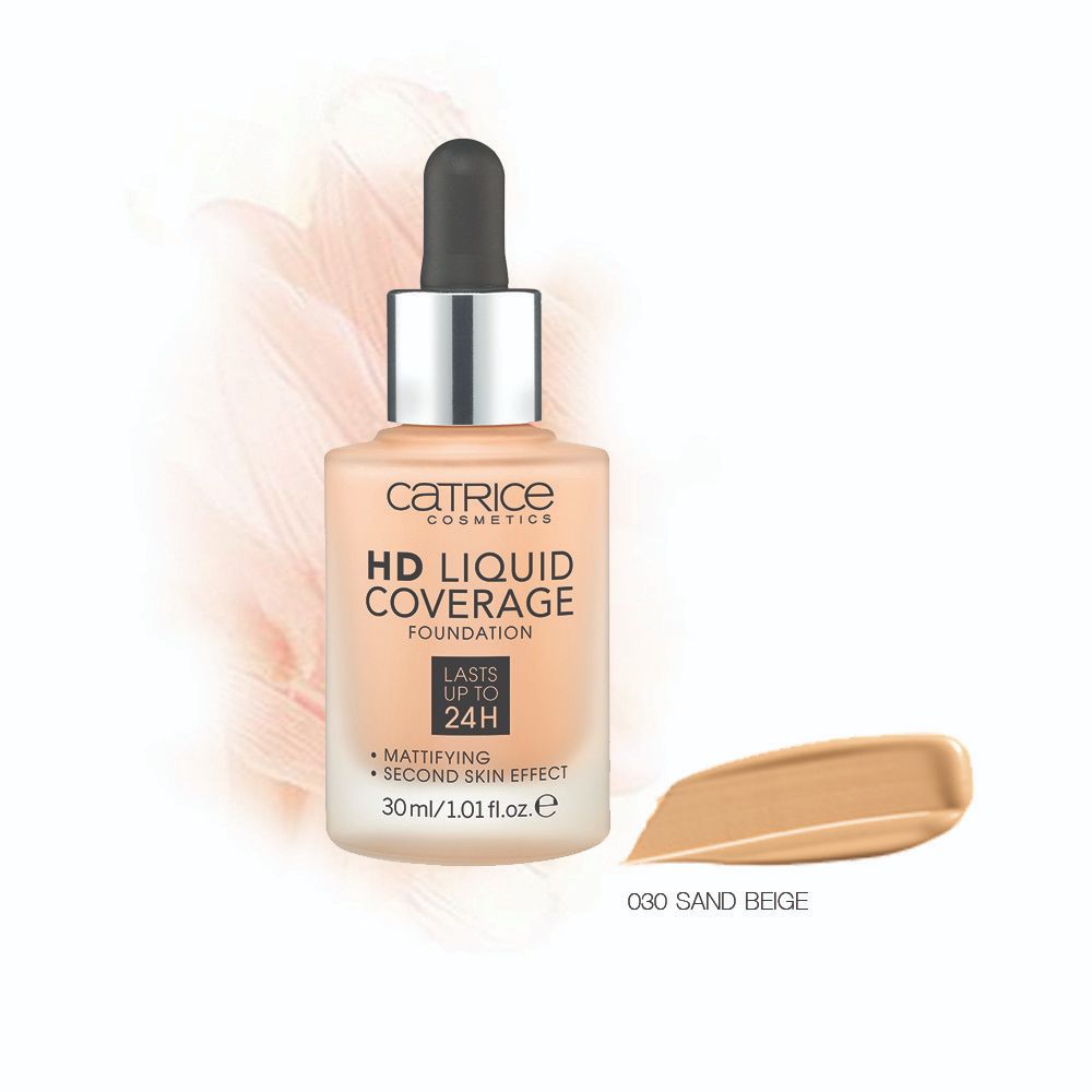 Catrice HD Liquid Coverage Foundation 030 (Pack of 3)