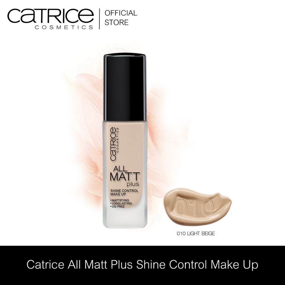 Catrice All Matt Plus Shine Control Make Up 010 (Pack of 3)