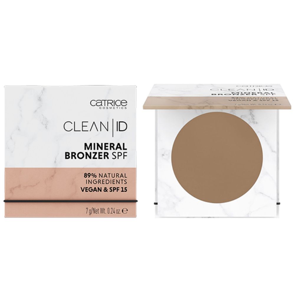 Catrice Clean ID Mineral Bronzer 020 SPF 15 (Pack of 3)