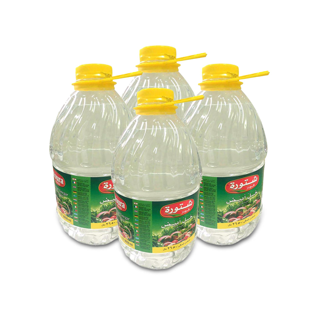 Chtoura Food Artificial White Vinegar 2.65 Litre - (Pack of 4)