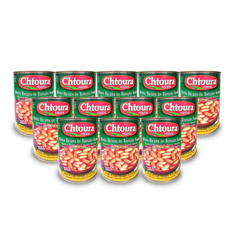 Chtoura White Beans with Tomato Sauce 400gm - (pack of 24)