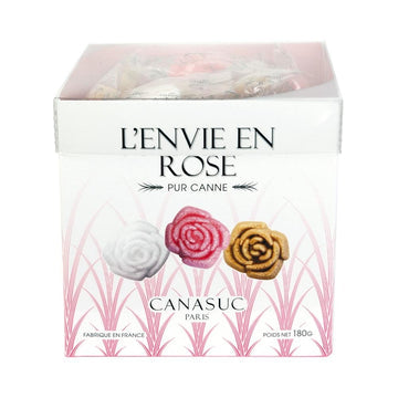 Canasuc Rose Cube Sugar Bowl Of Mixed Roses Pink 180g