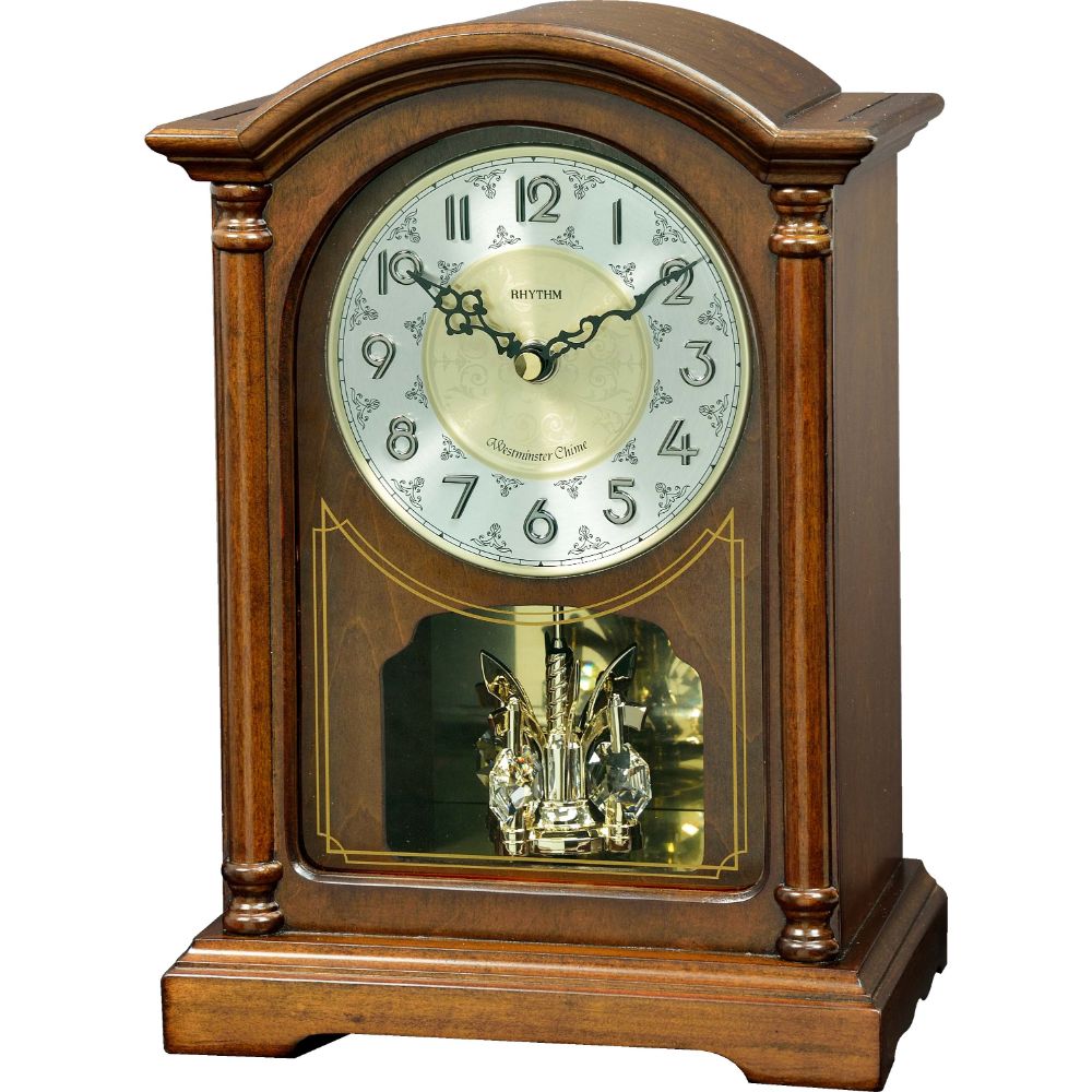 Rhythm SIP Melody Wooden Table Clock - Billjumla.com