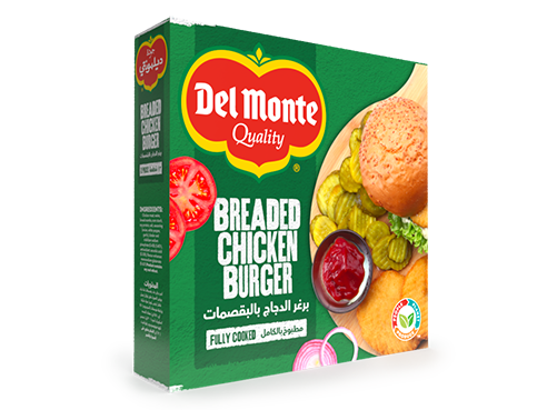 Del Monte Breaded Chicken Burger 840g (Pack of 6)