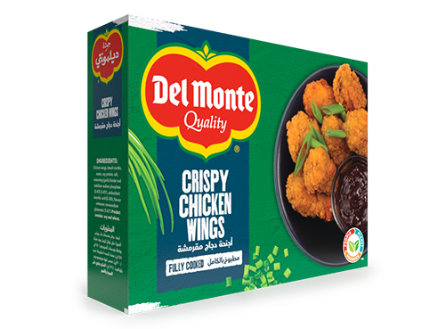 Del Monte Crispy Chicken Wings Plain 500g (Pack of 6)