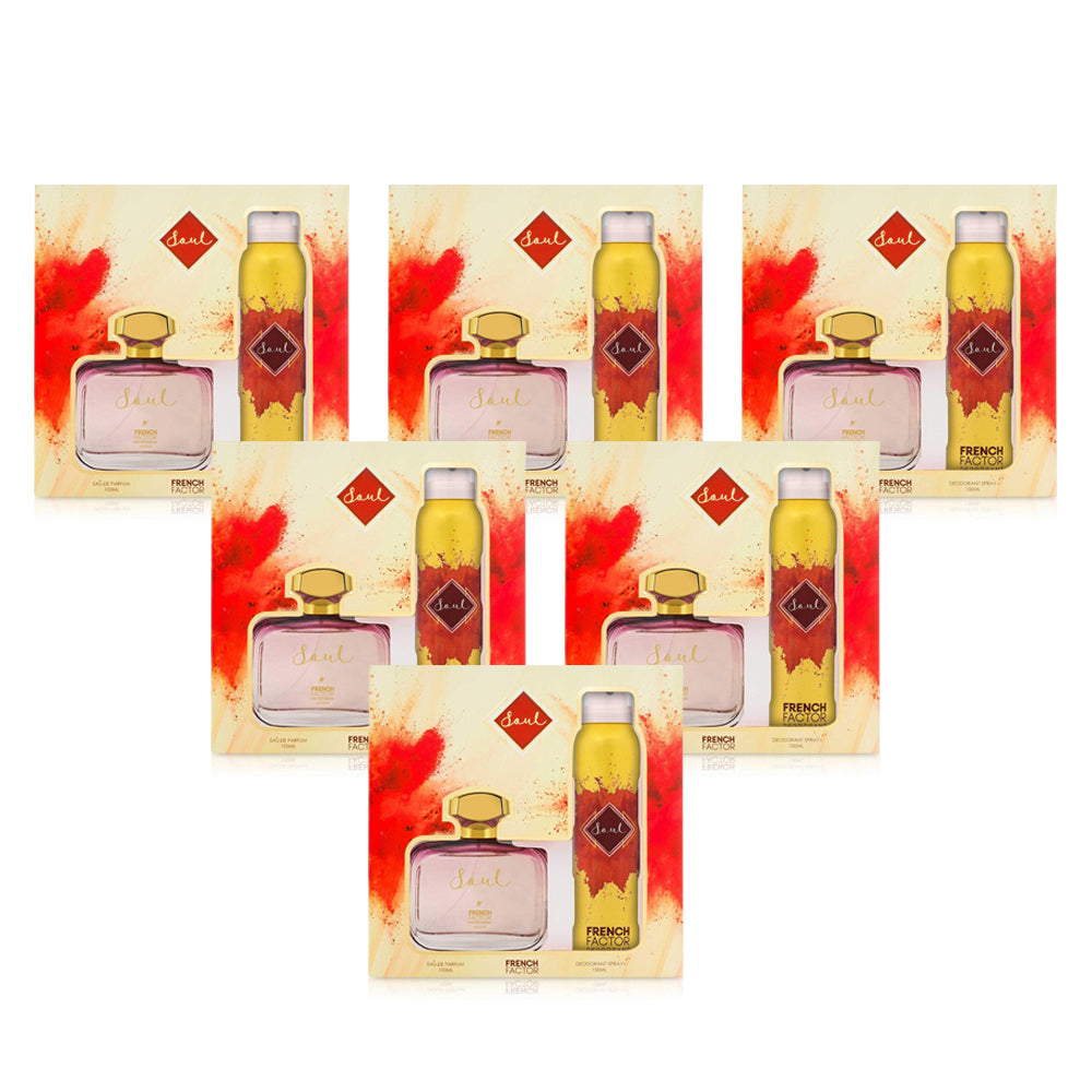 The French Factor Soul Original Gift Set For Women Eau De Perfume 100Ml + Deodorant 150Ml - (Pack of 3)