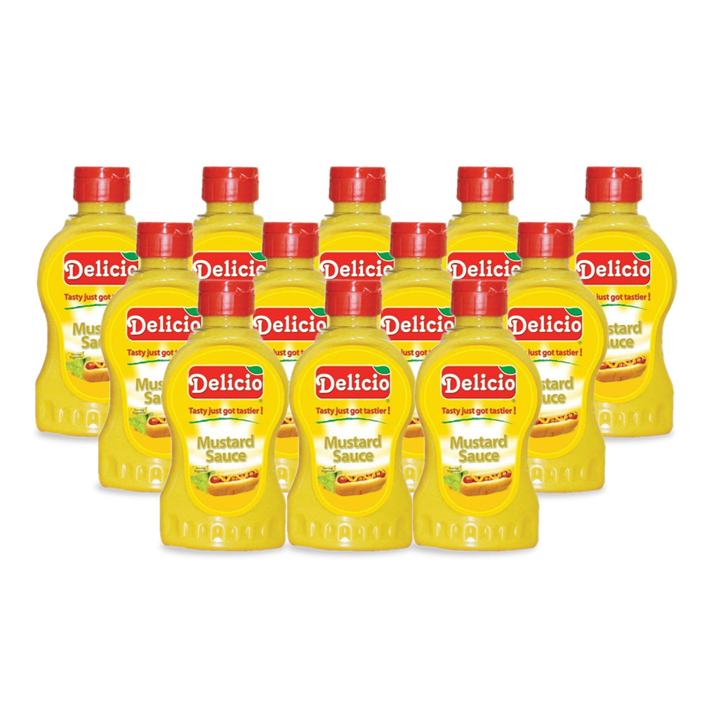 Delicio Mustard Sauce 325ml - (Pack Of 12)