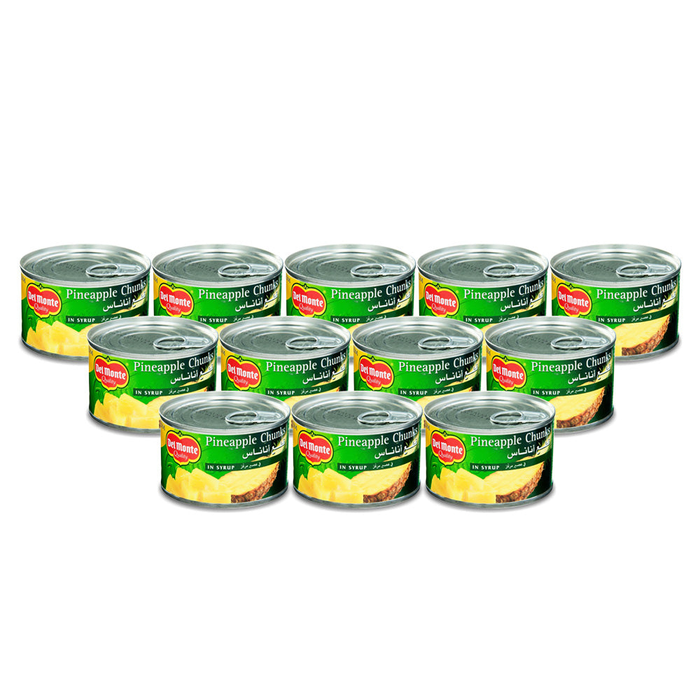 Del Monte Pineapple Chunks In Syrup 234g - (Pack Of 48 Pieces)