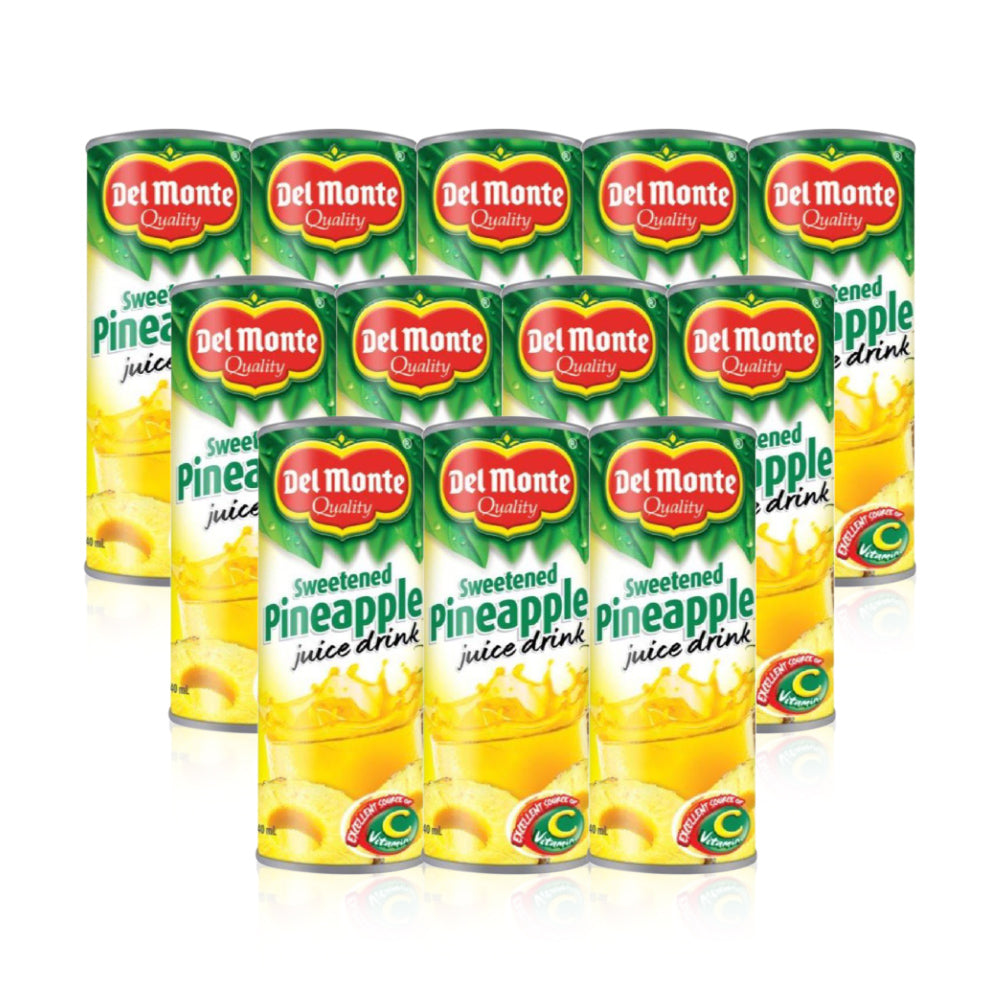 Del Monte Pineapple Juice Drink 240ml - (Pack Of 24 Pieces)