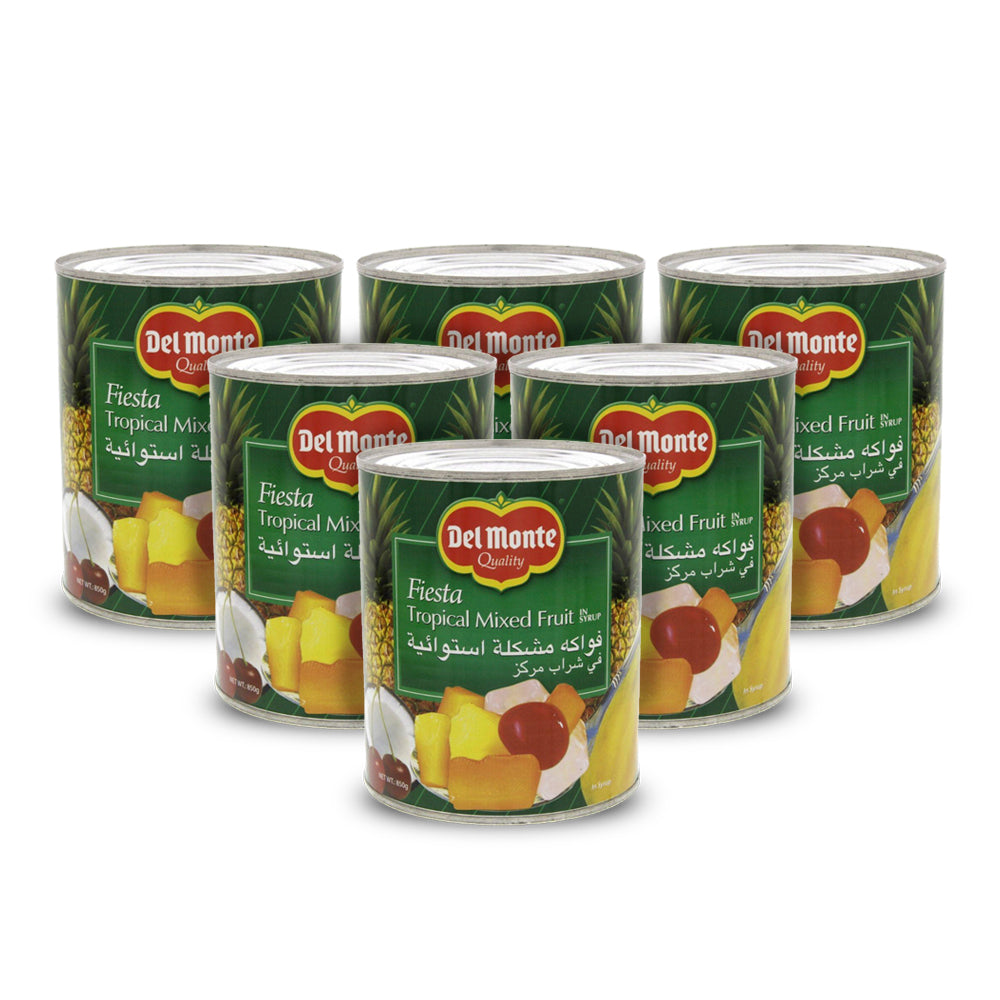 Del Monte Fiesta Tropical Fruit Cocktail 850g - (Pack Of 6 Pieces)