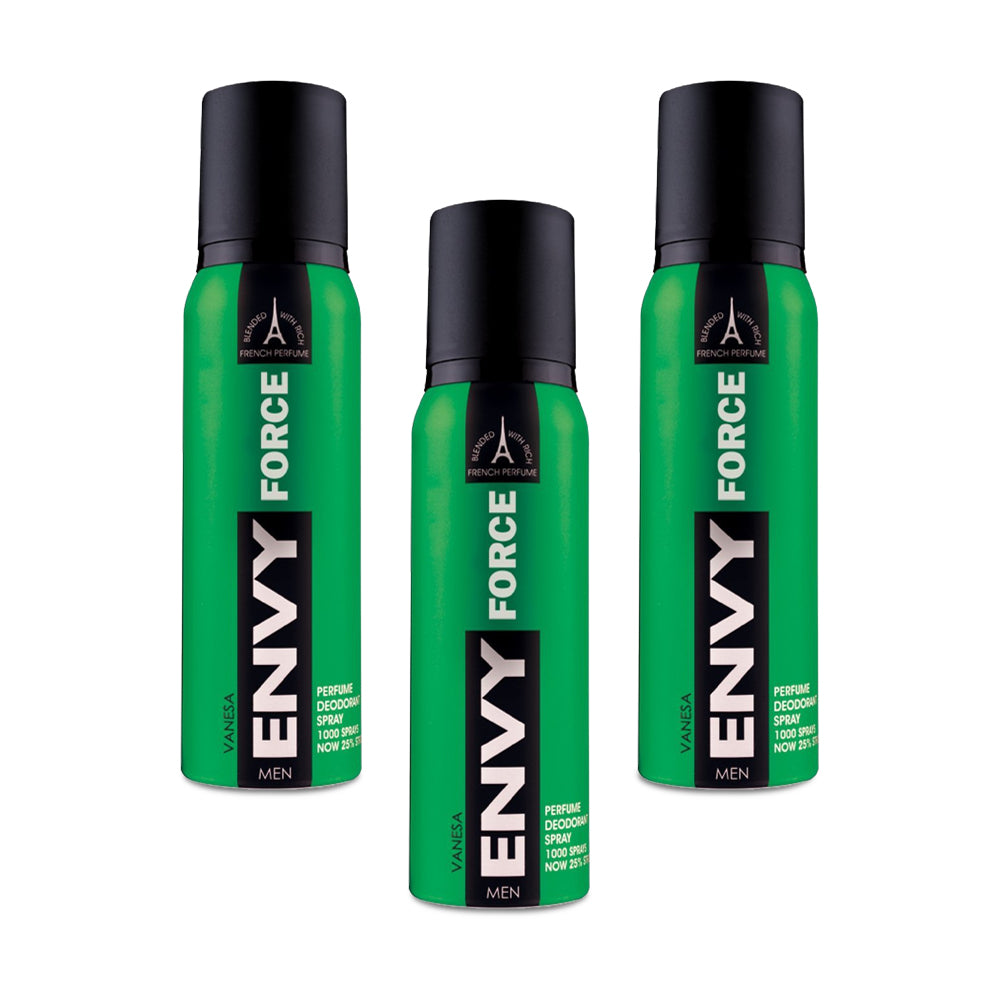Envy Force Deodorant Spray for Men 120ml - (Pack of 3)